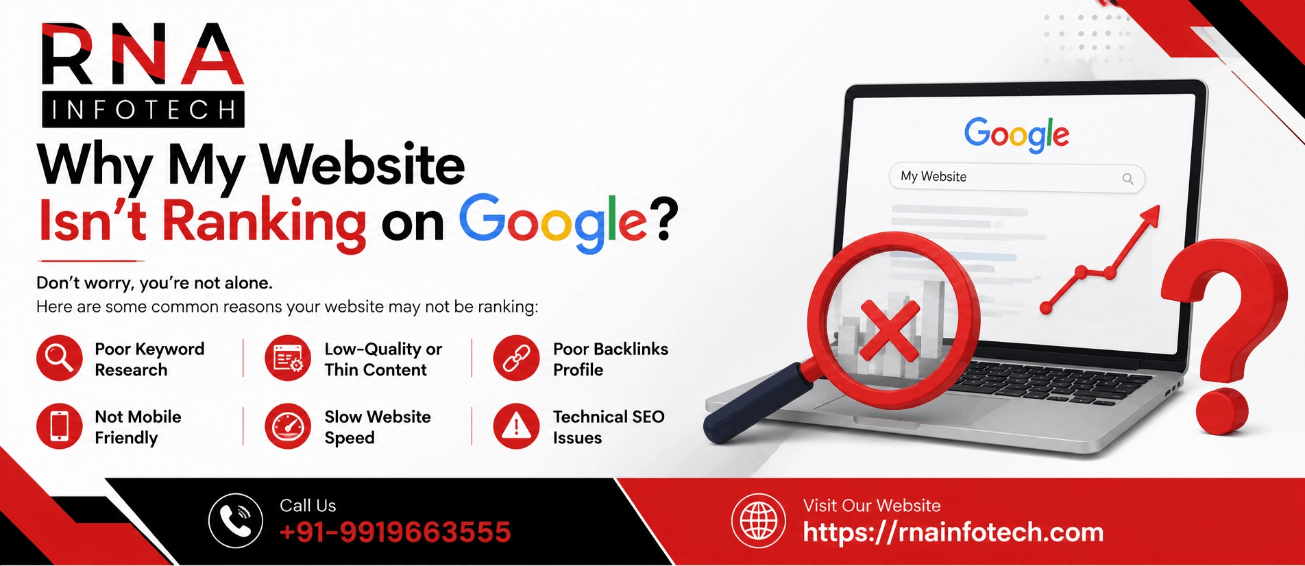 Why My Website Isn't Ranking on Google?